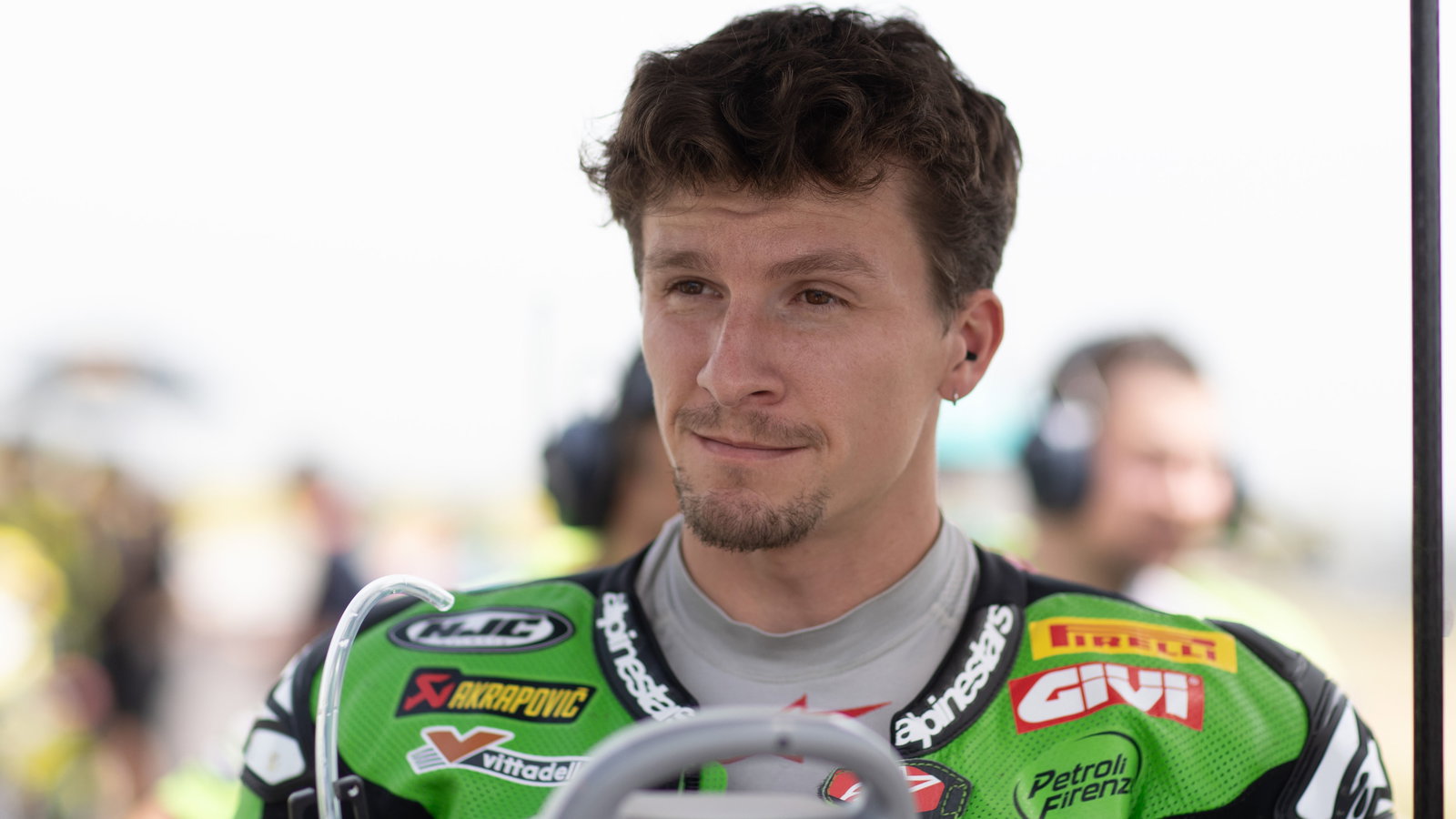 Garrett Gerloff, 2025 Italian WorldSBK, grid. Credit: Gold and Goose.