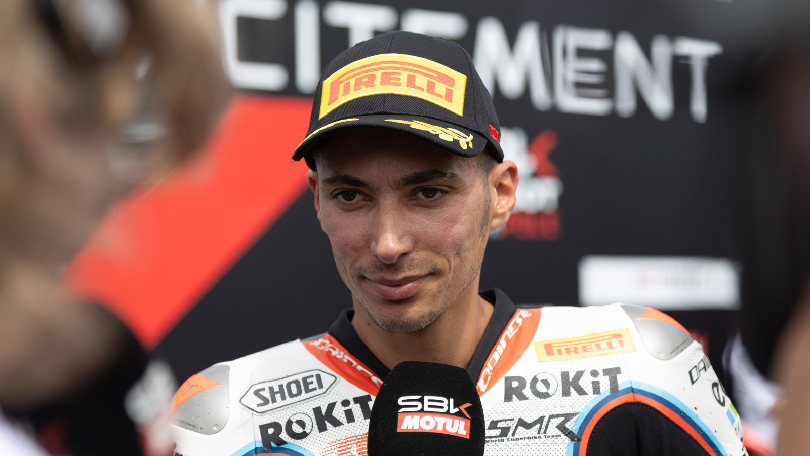 Toprak Razgatlioglu, 2025 Italian WorldSBK, parc ferme. Credit: Gold and Goose.