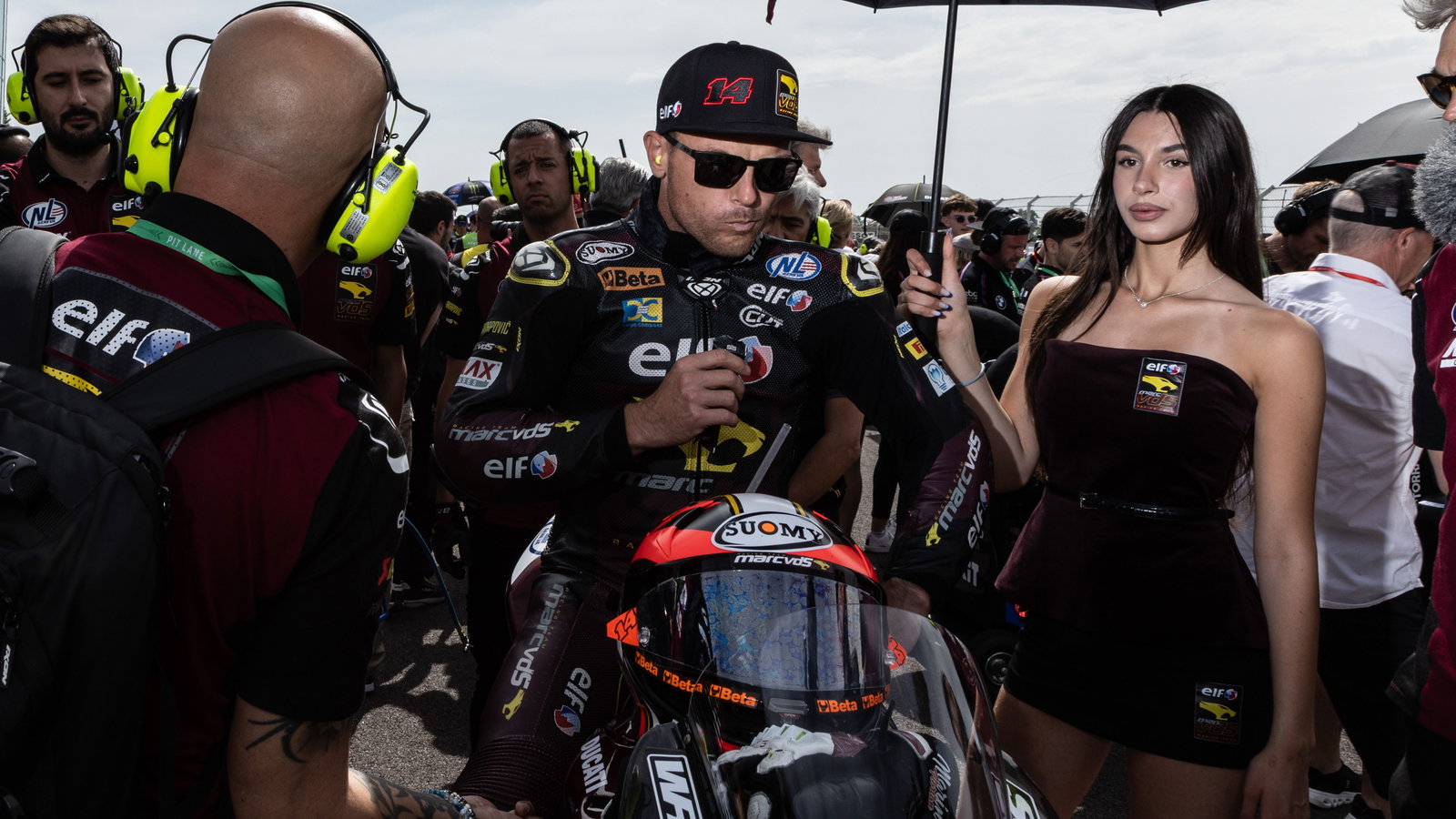 Sam Lowes, 2025 Italian WorldSBK, grid. Credit: Gold and Goose.
