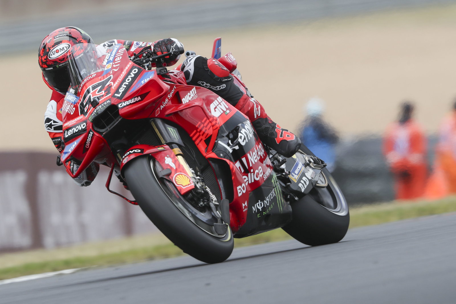 Francesco Bagnaia, 2025 MotoGP French Grand Prix. Credit: Gold and Goose.