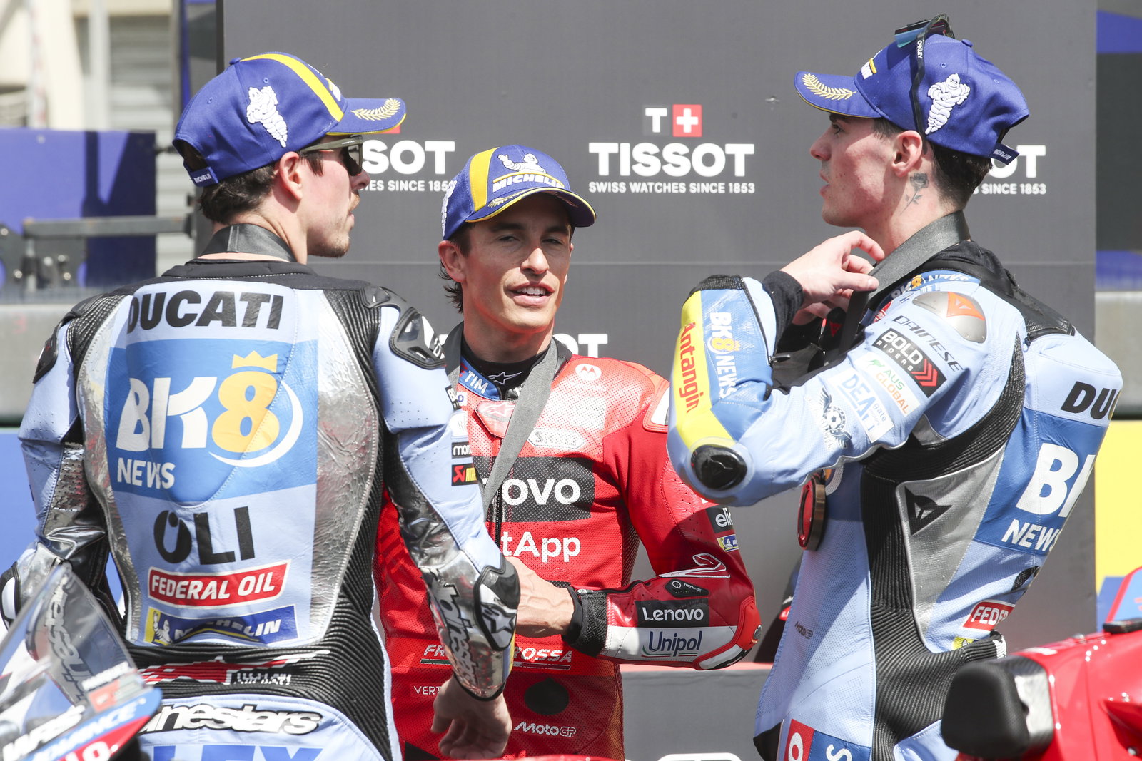 Alex Marquez, Marc Marquez, Fermin Aldeguer