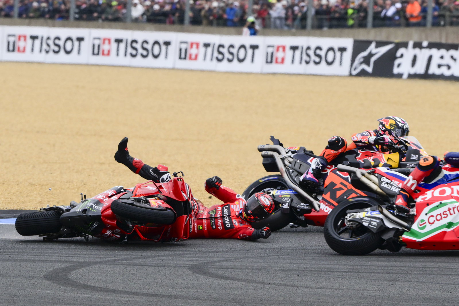 Francesco Bagnaia, 2025 MotoGP French Grand Prix. Credit: Gold and Goose.