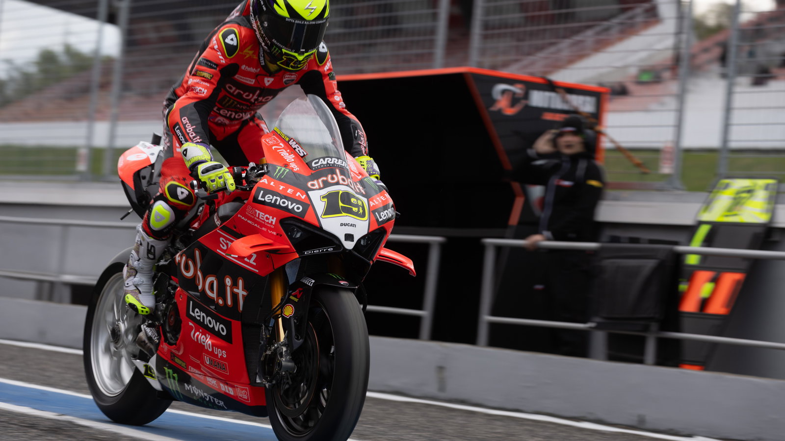 Alvaro Bautista, 2025 Czech WorldSBK. Credit: Gold and Goose.