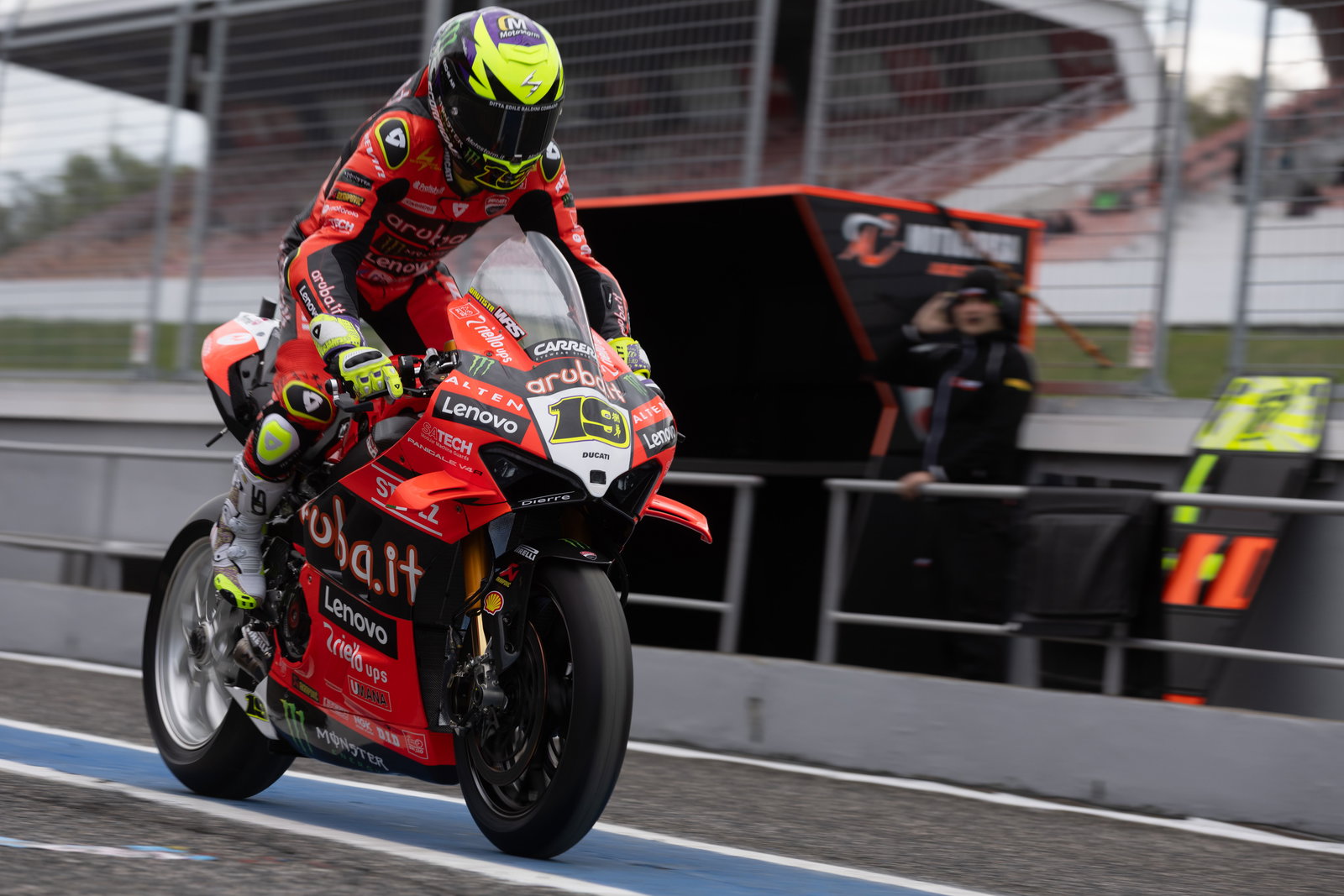 Alvaro Bautista, 2025 Czech WorldSBK. Credit: Gold and Goose.