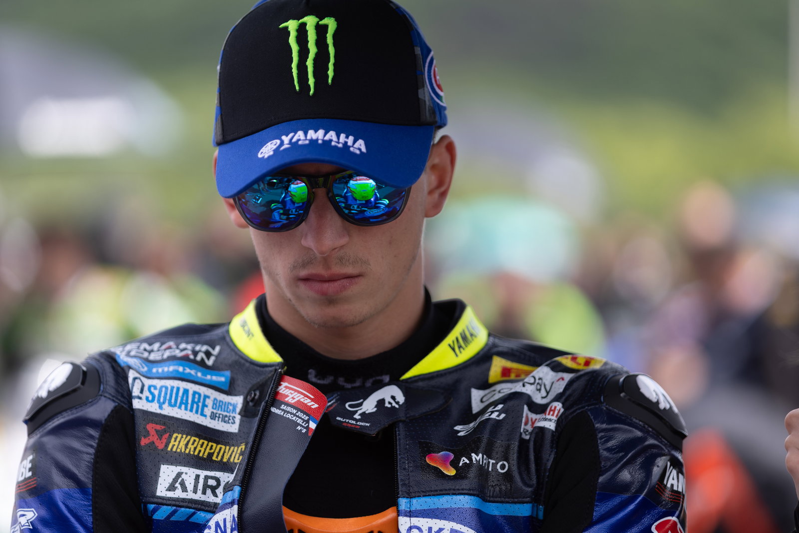 Andrea Locatelli, 2025 Czech WorldSBK, grid. Credit: Gold and Goose.