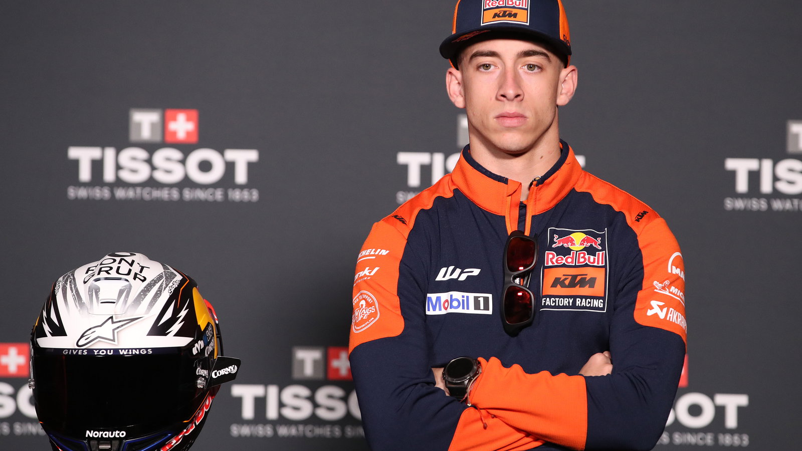 Pedro Acosta, 2025 MotoGP British Grand Prix, press conference. Credit: Gold and Goose.