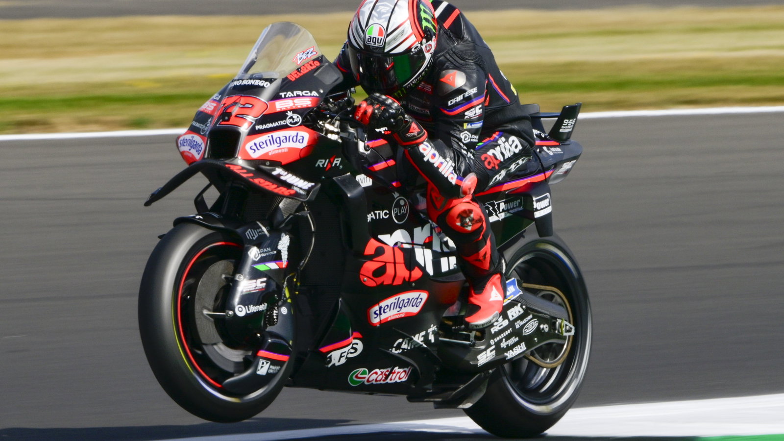 Marco Bezzecchi, 2025 MotoGP British Grand Prix. Credit: Gold and Goose