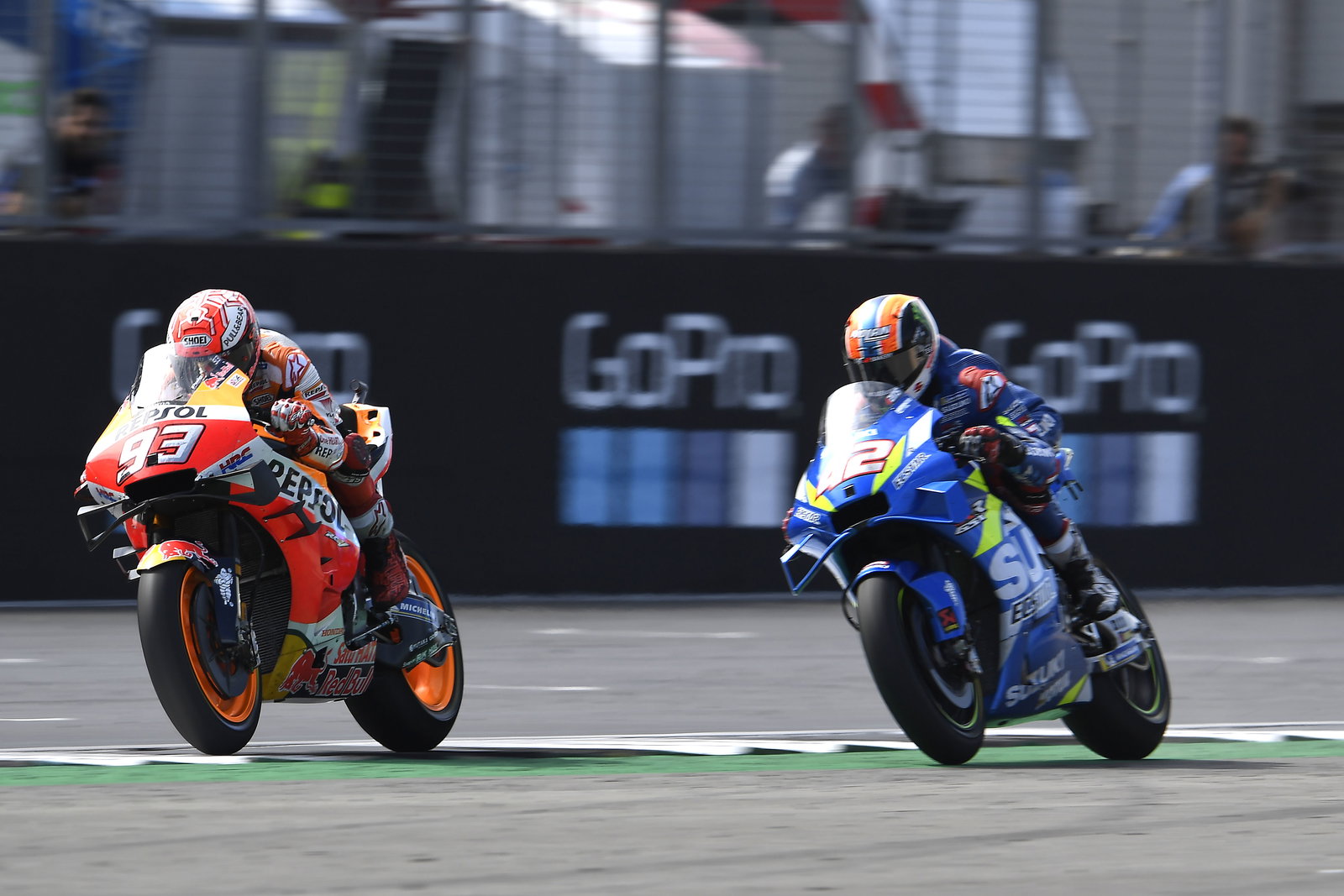 Marc Marquez, Alex Rins, 2019 British MotoGP