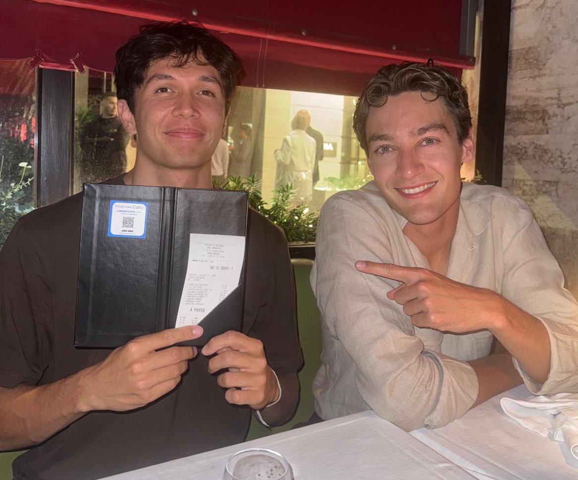 Alex Albon and George Russell had dinner after the Monaco GP