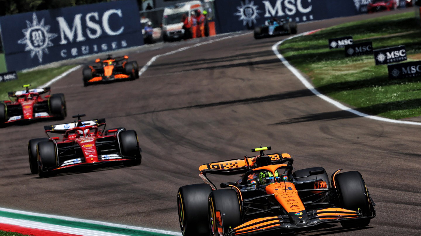 Lando Norris, McLaren at Imola