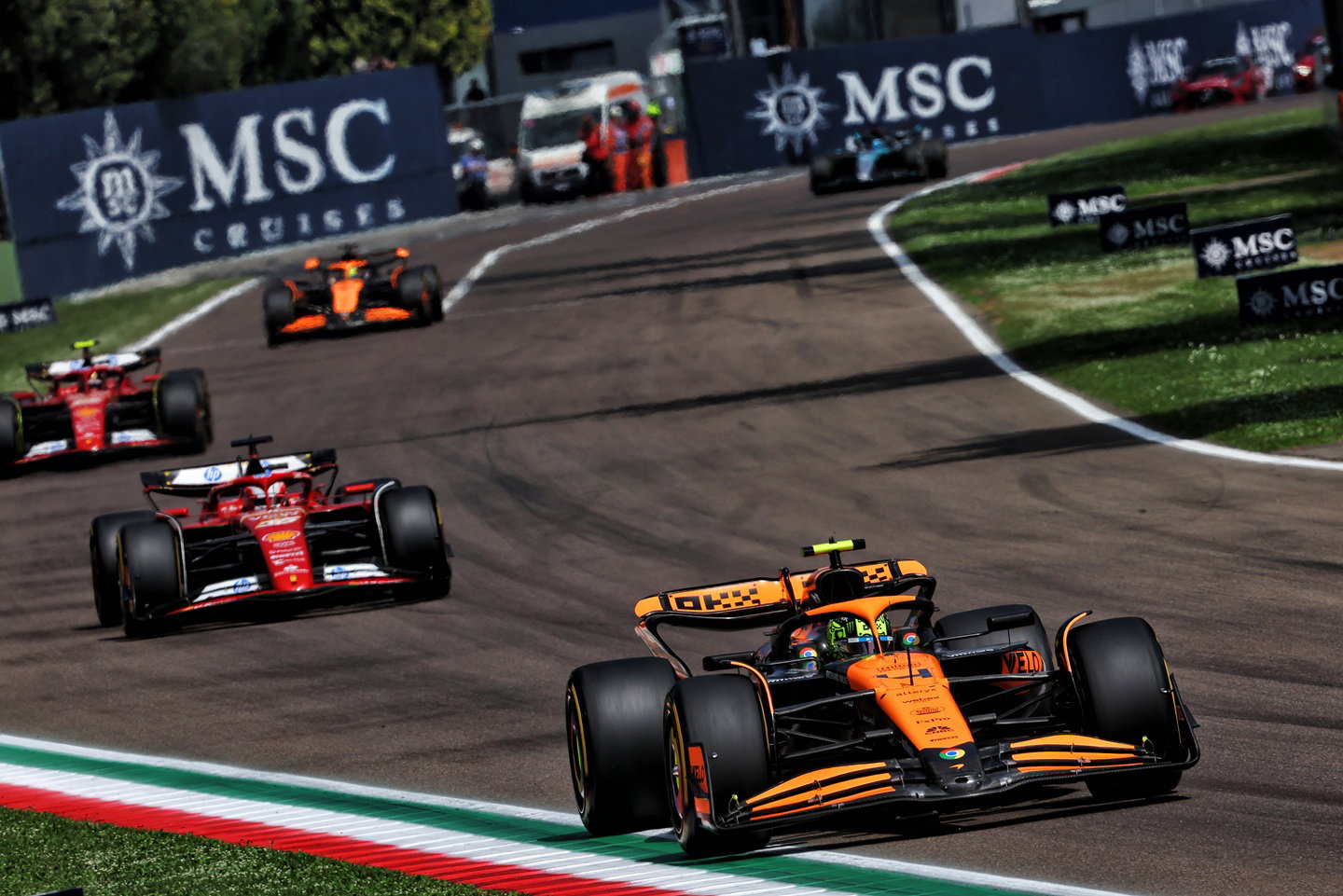 Lando Norris, McLaren at Imola