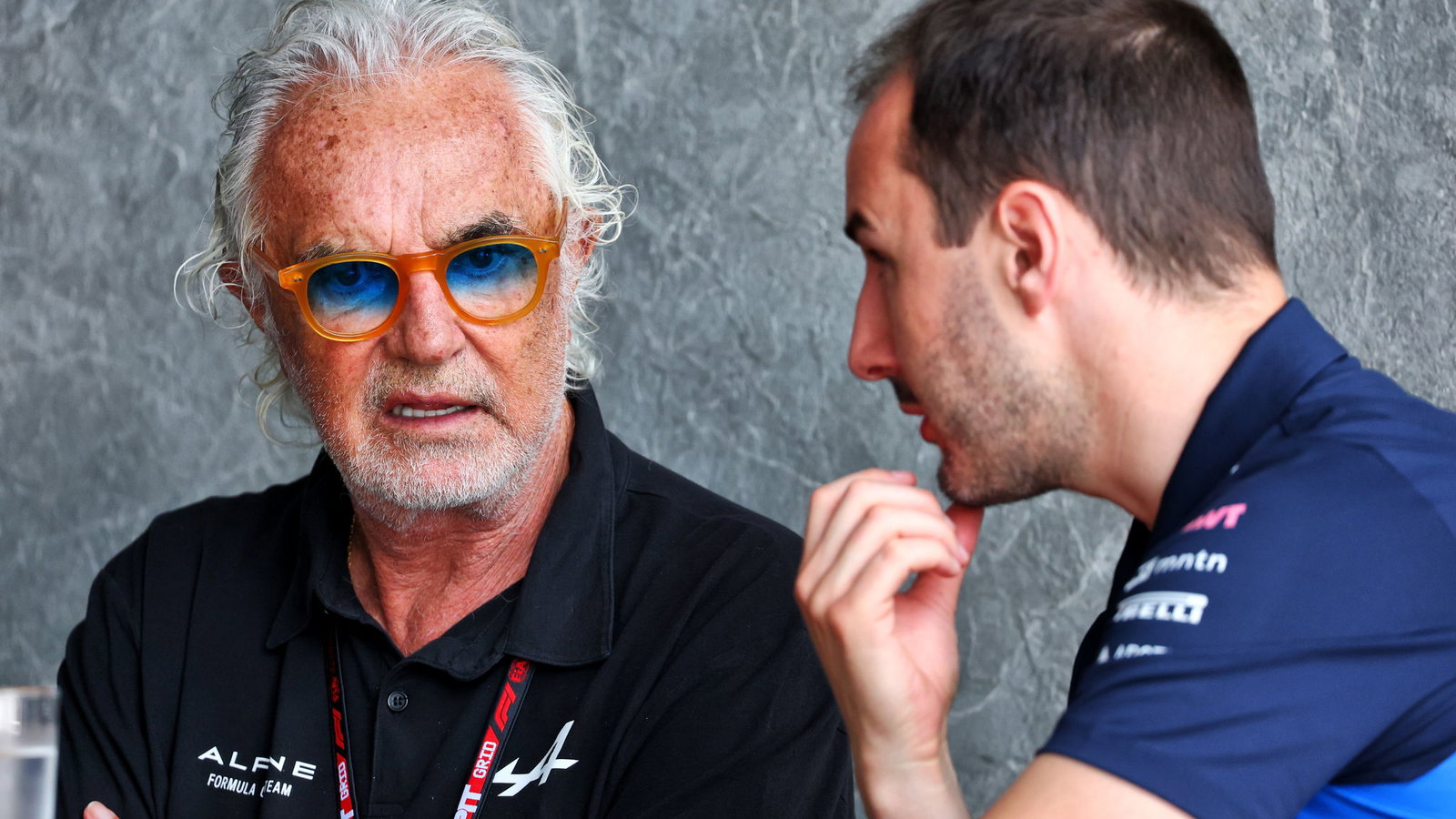 Flavio Briatore and Oliver Oakes