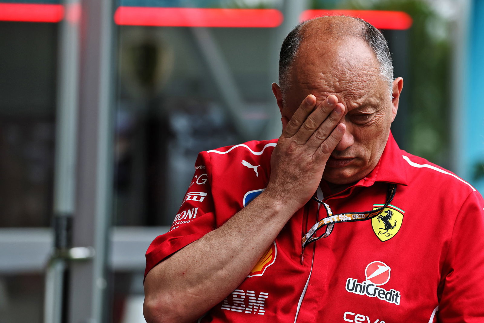 Ferrari team principal Fred Vasseur
