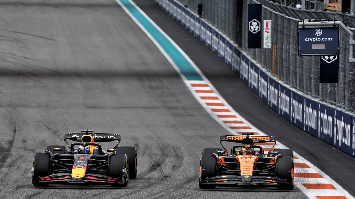 Max Verstappen and Oscar Piastri