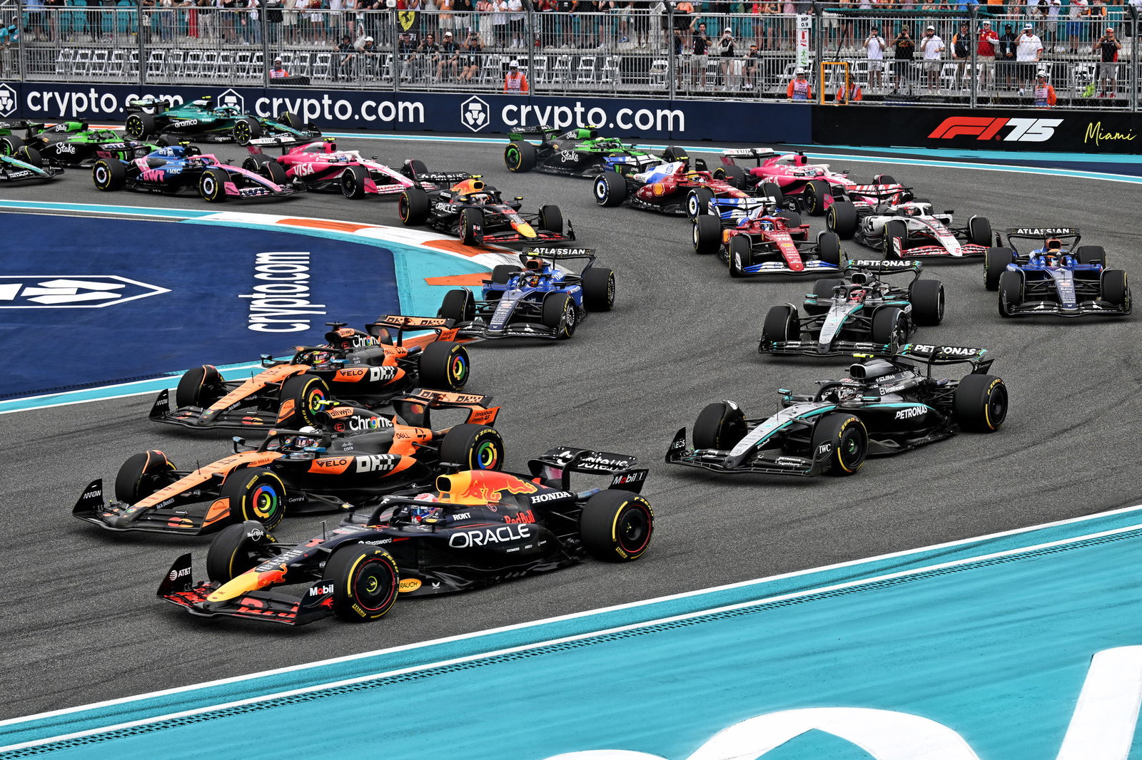 The start of the Miami Grand Prix