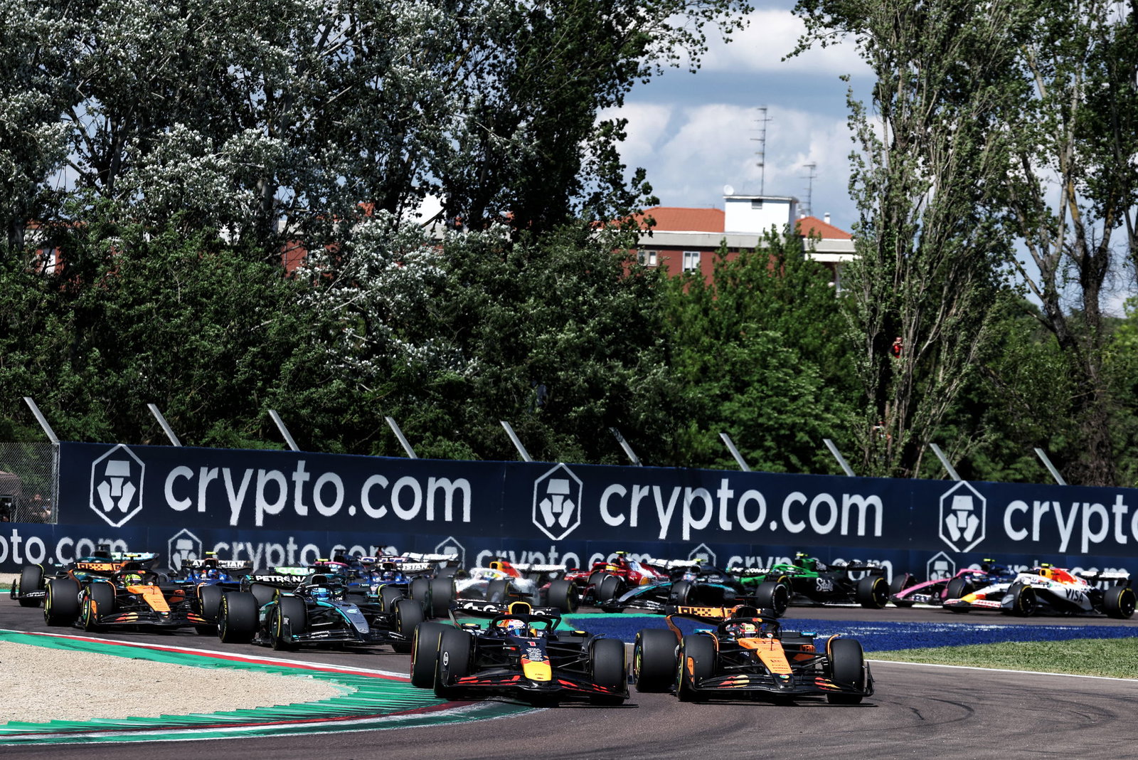 Piastri lost the lead to Verstappen at Turn 1