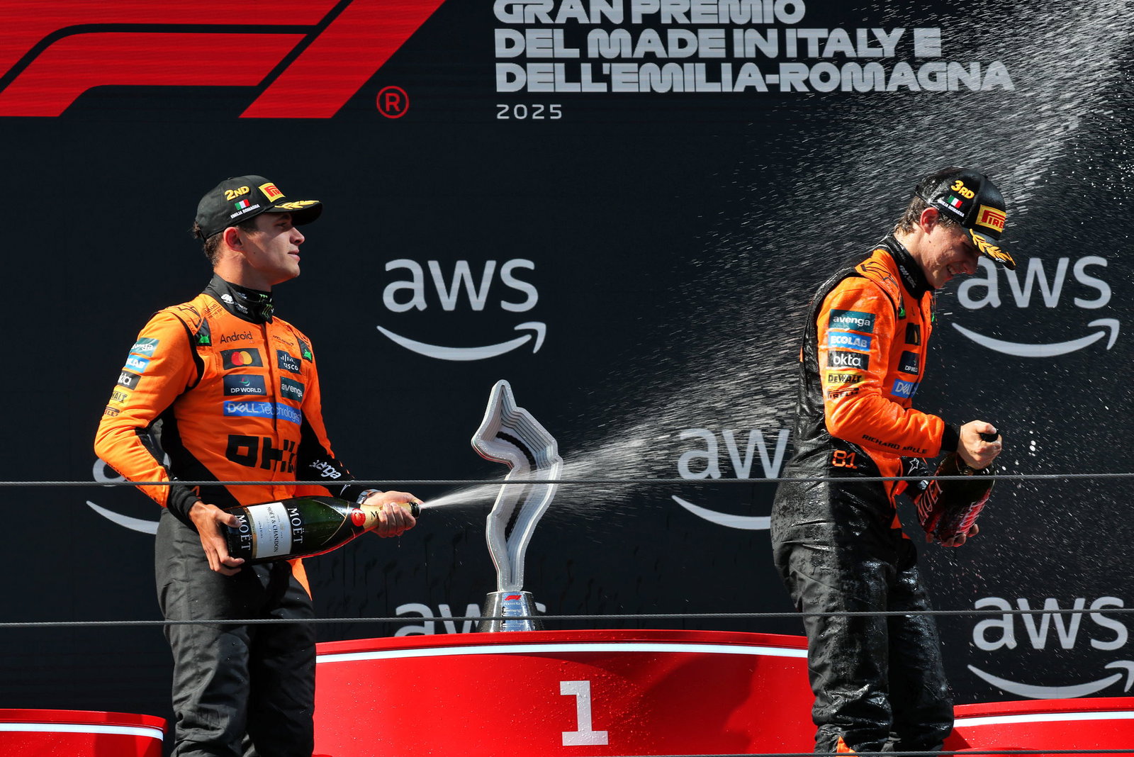 Lando Norris and Oscar Piastri 