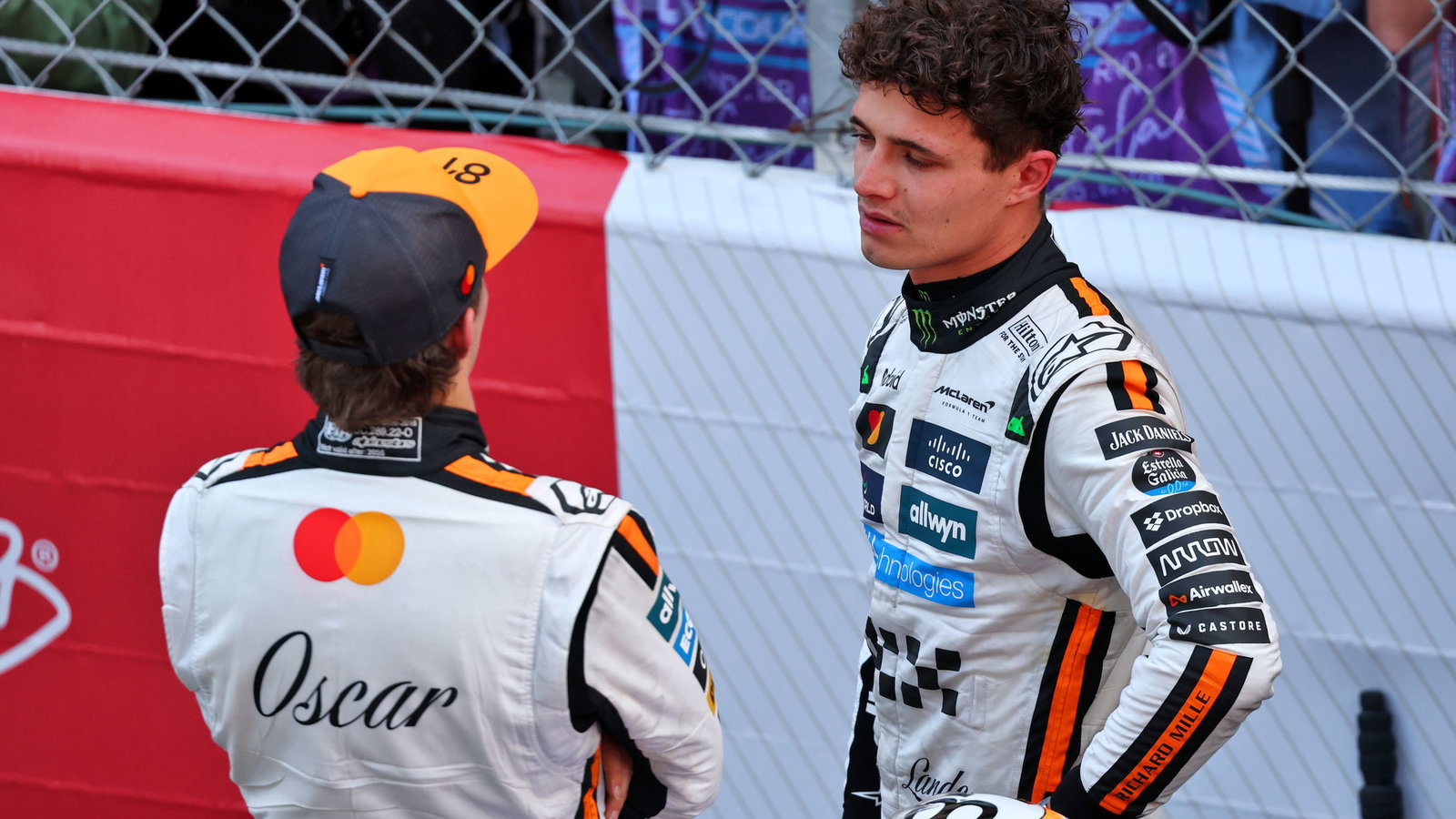 Oscar Piastri and Lando Norris
