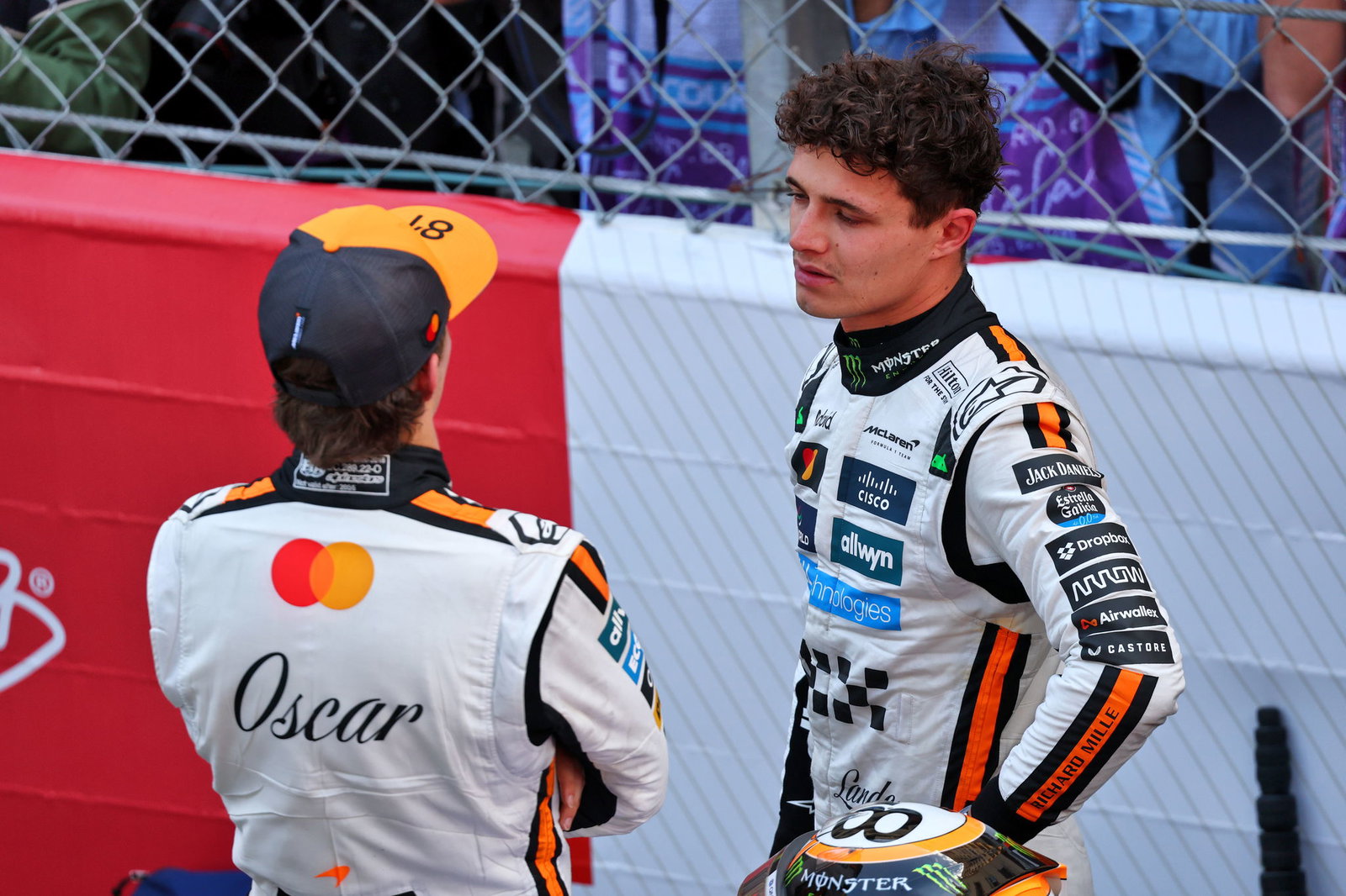 Oscar Piastri and Lando Norris