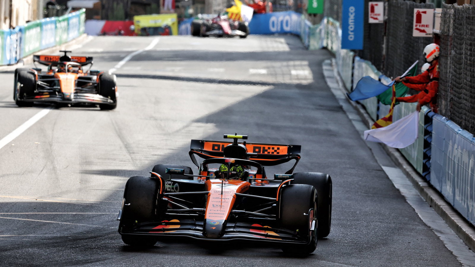 McLaren on track in Monaco
