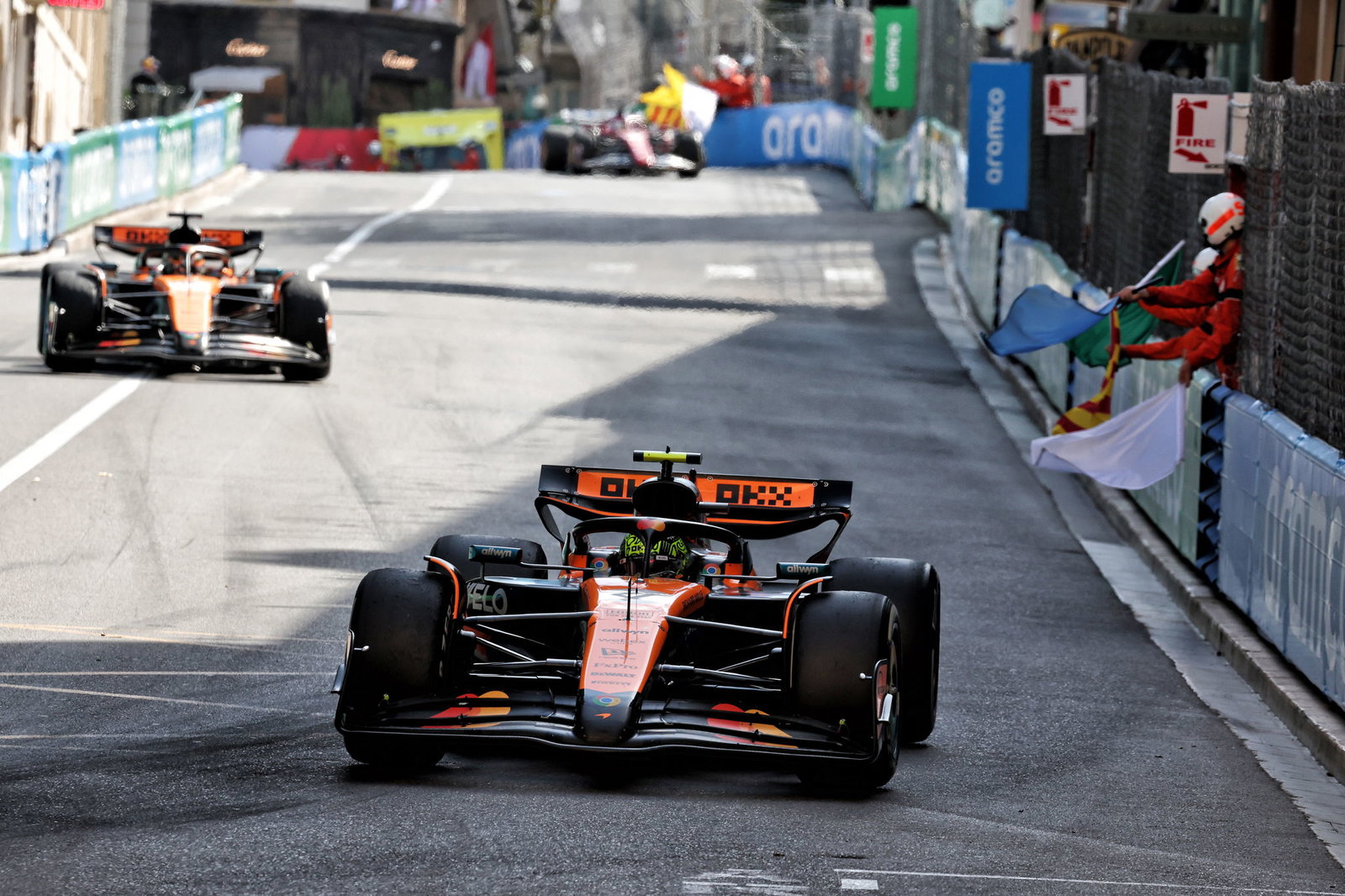 McLaren on track in Monaco
