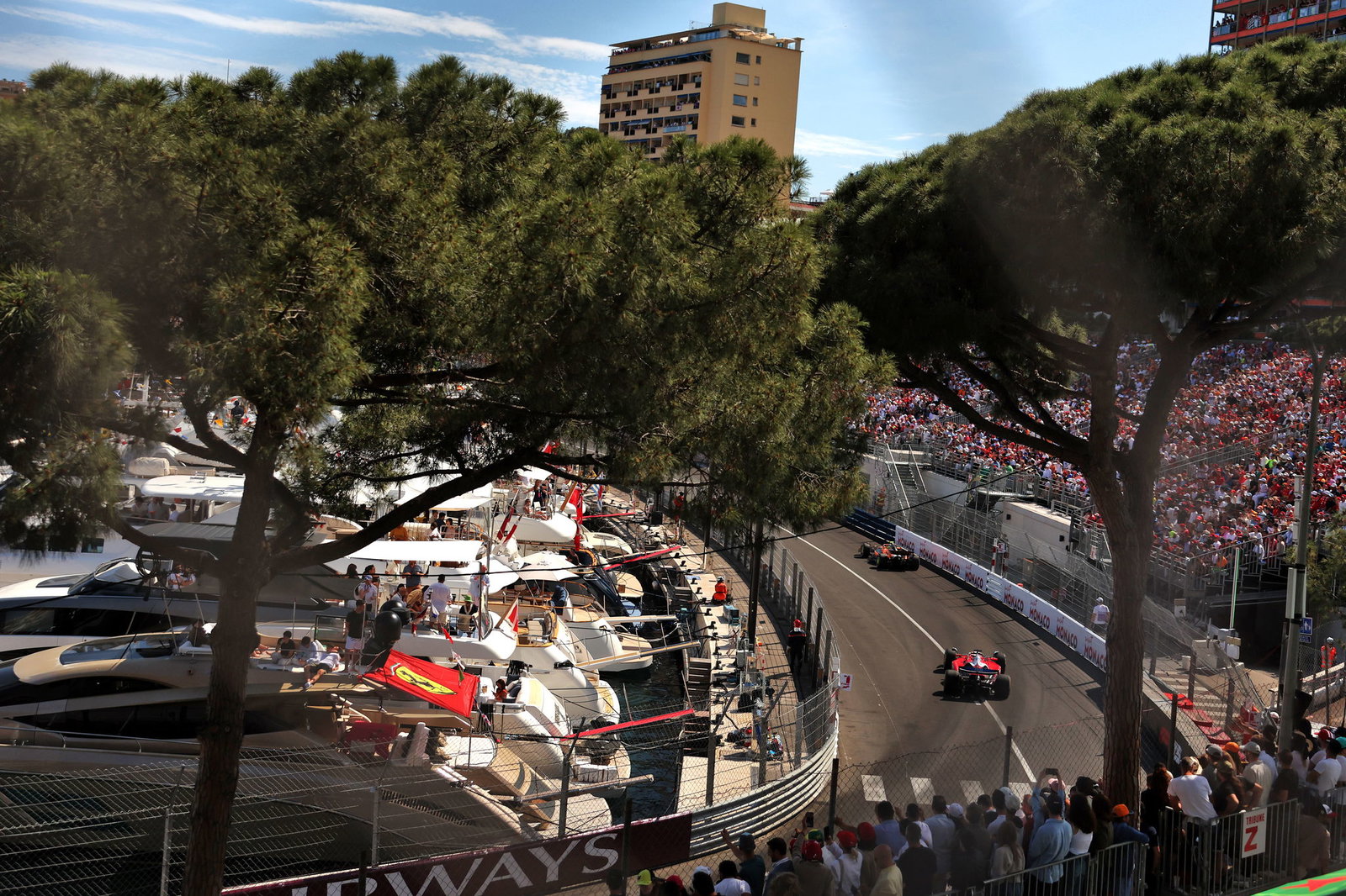 Just one overtake was completed after the first lap