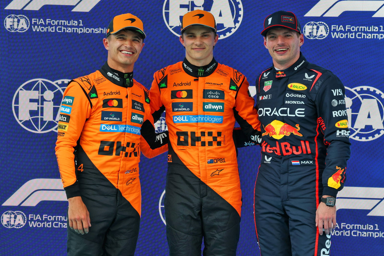 The top three in Spanish Grand Prix qualifying 