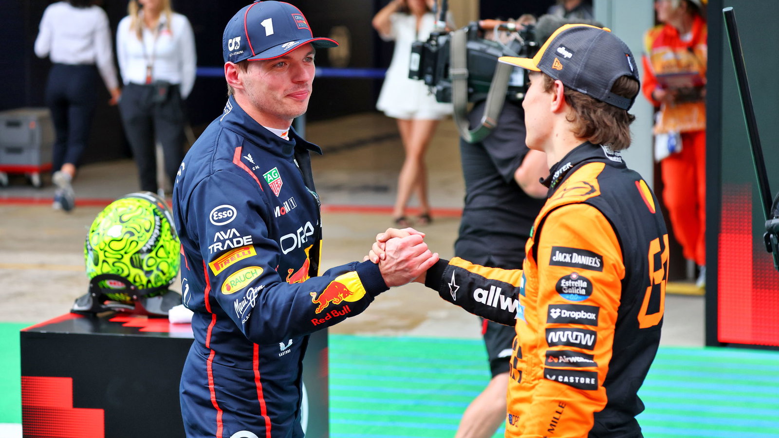 Max Verstappen and Oscar Piastri