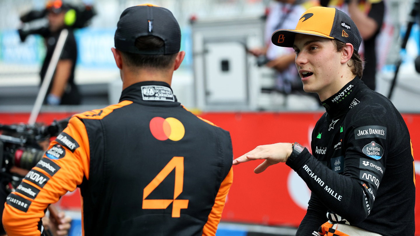 Lando Norris and Oscar Piastri