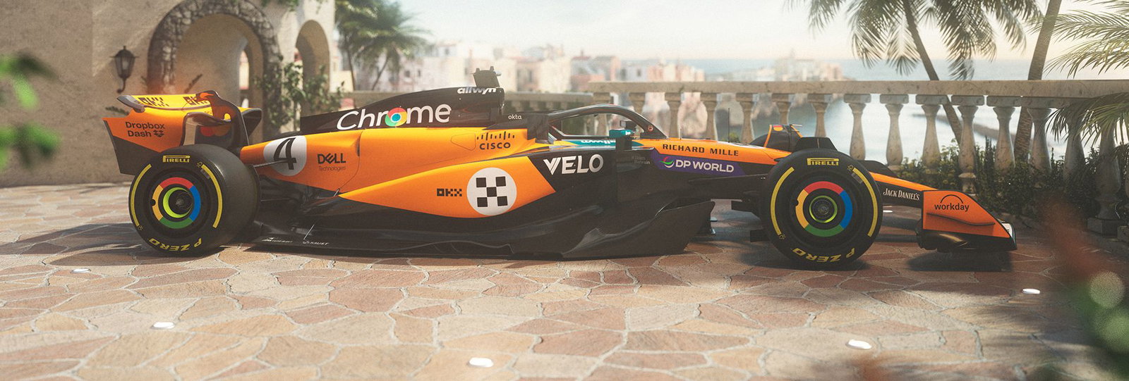 The revised McLaren livery
