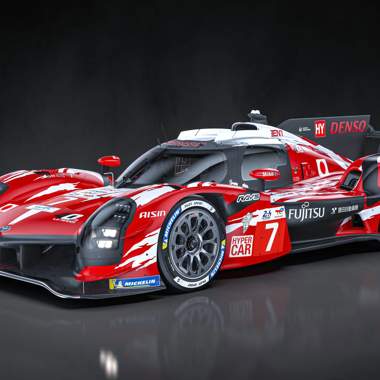 Toyota GR010 Hybrid Le Mans livery