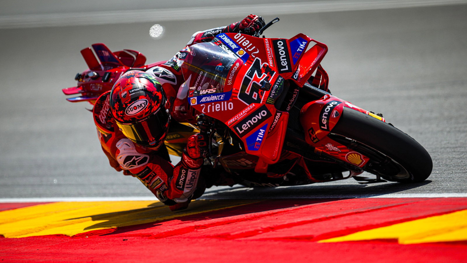 Francesco Bagnaia, 2025 Aragon MotoGP test