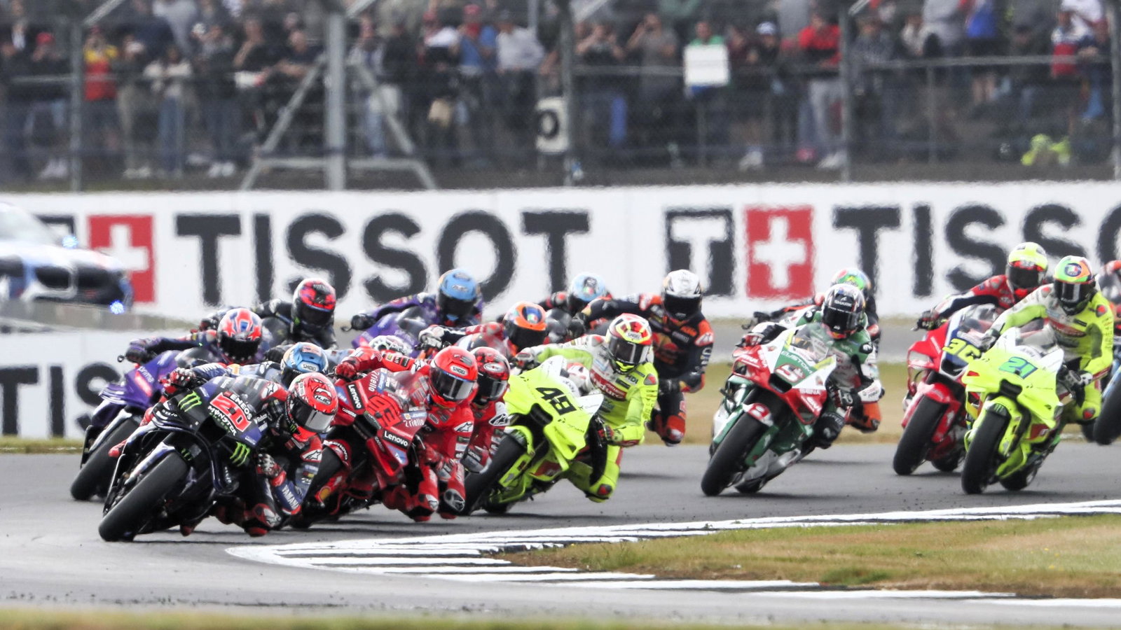 Quartararo leads, 2025 British MotoGP