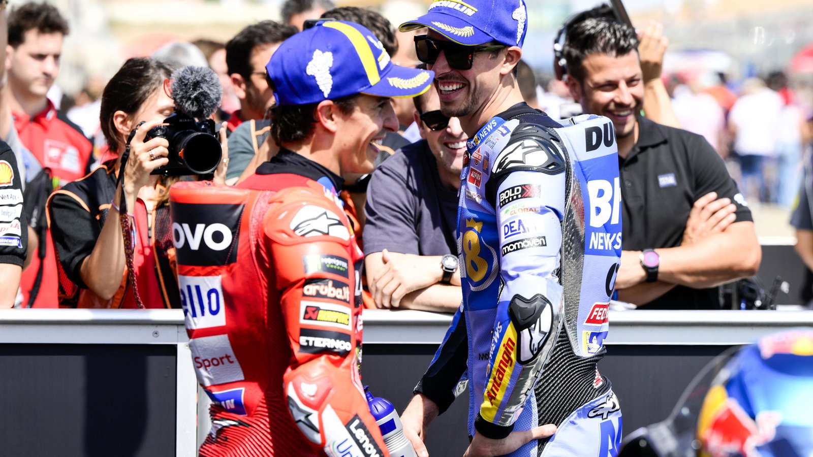 Marc Marquez, Alex Marquez 2025 Aragon MotoGP qualifying