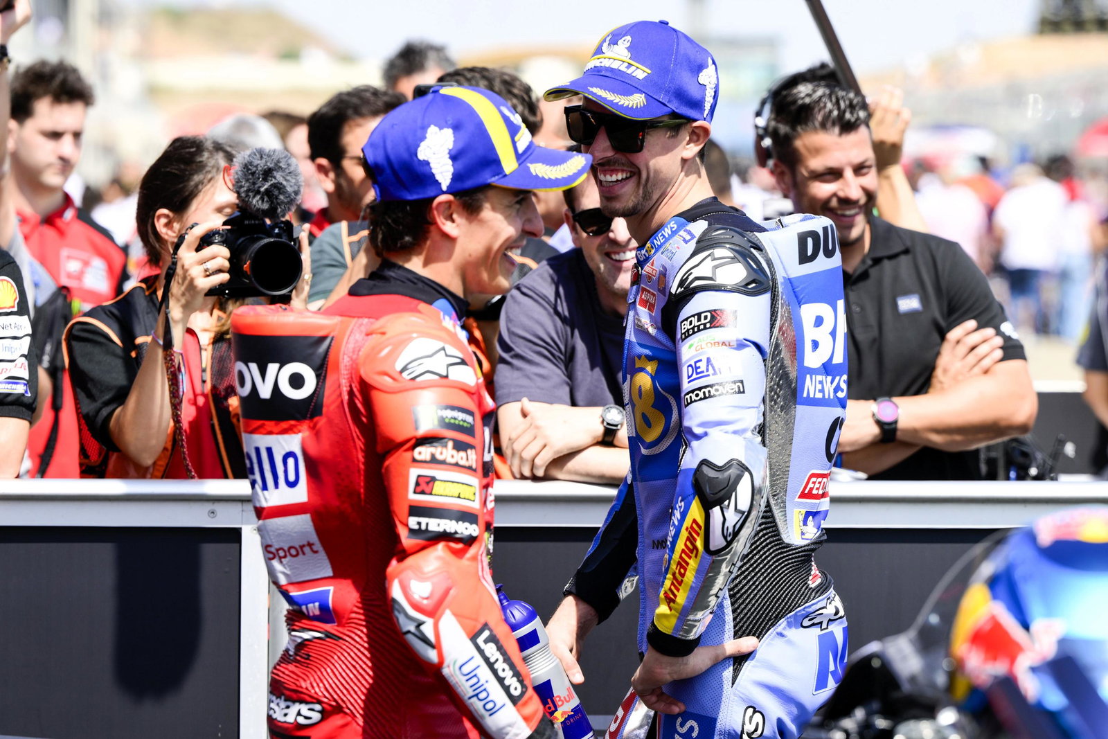 Marc Marquez, Alex Marquez 2025 Aragon MotoGP qualifying