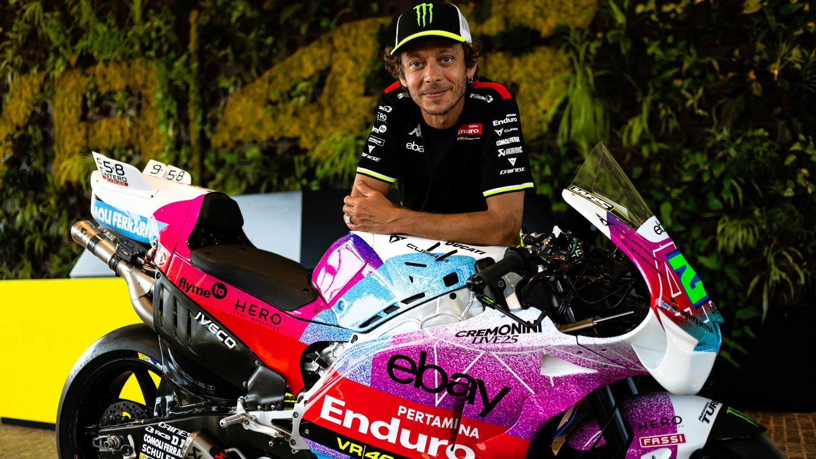 Valentino Rossi with special VR46 livery for the Italian MotoGP