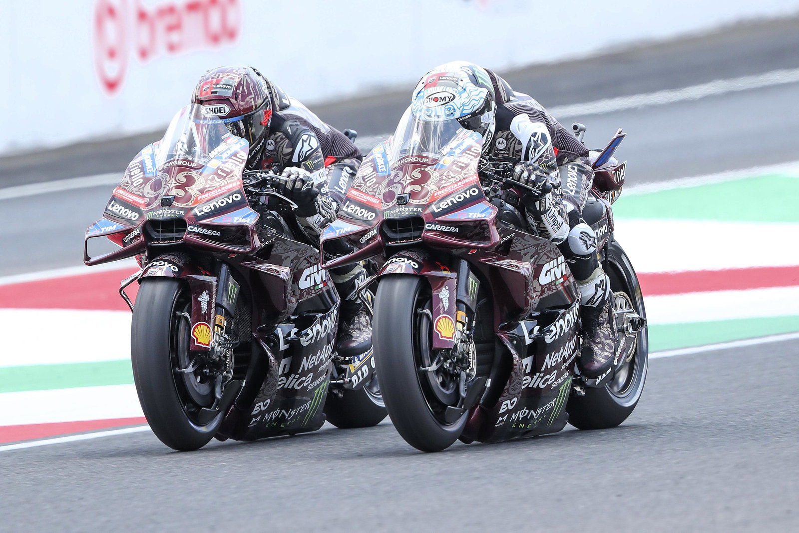 Francesco Bagnaia, Marc Marquez, 2025 Italian MotoGP