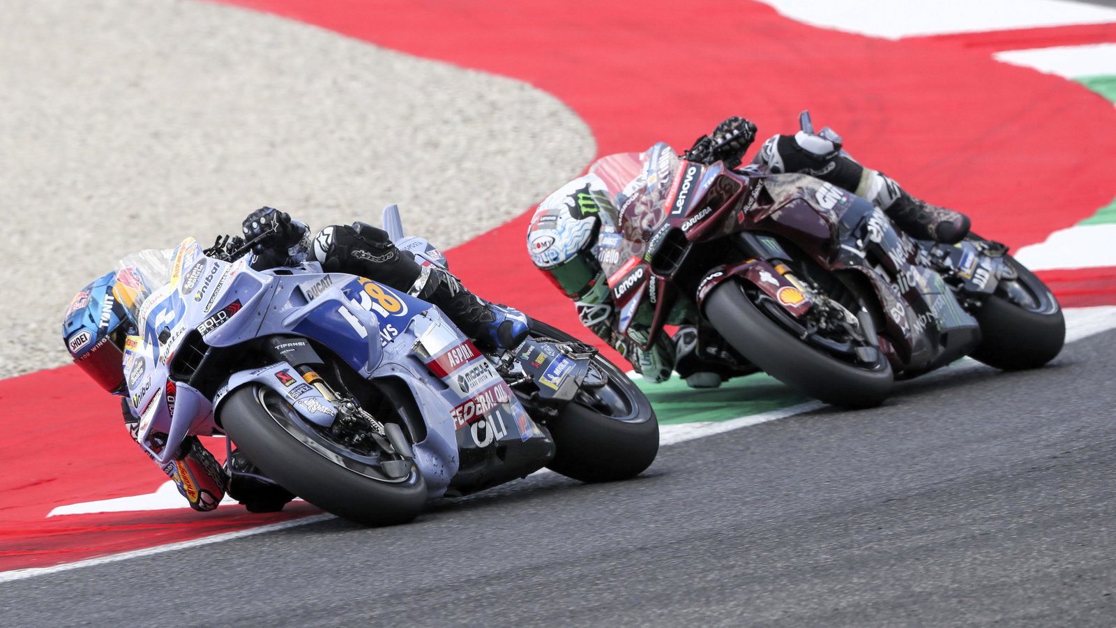 Alex Marquez, Francesco Bagnaia, 2025 Italian MotoGP