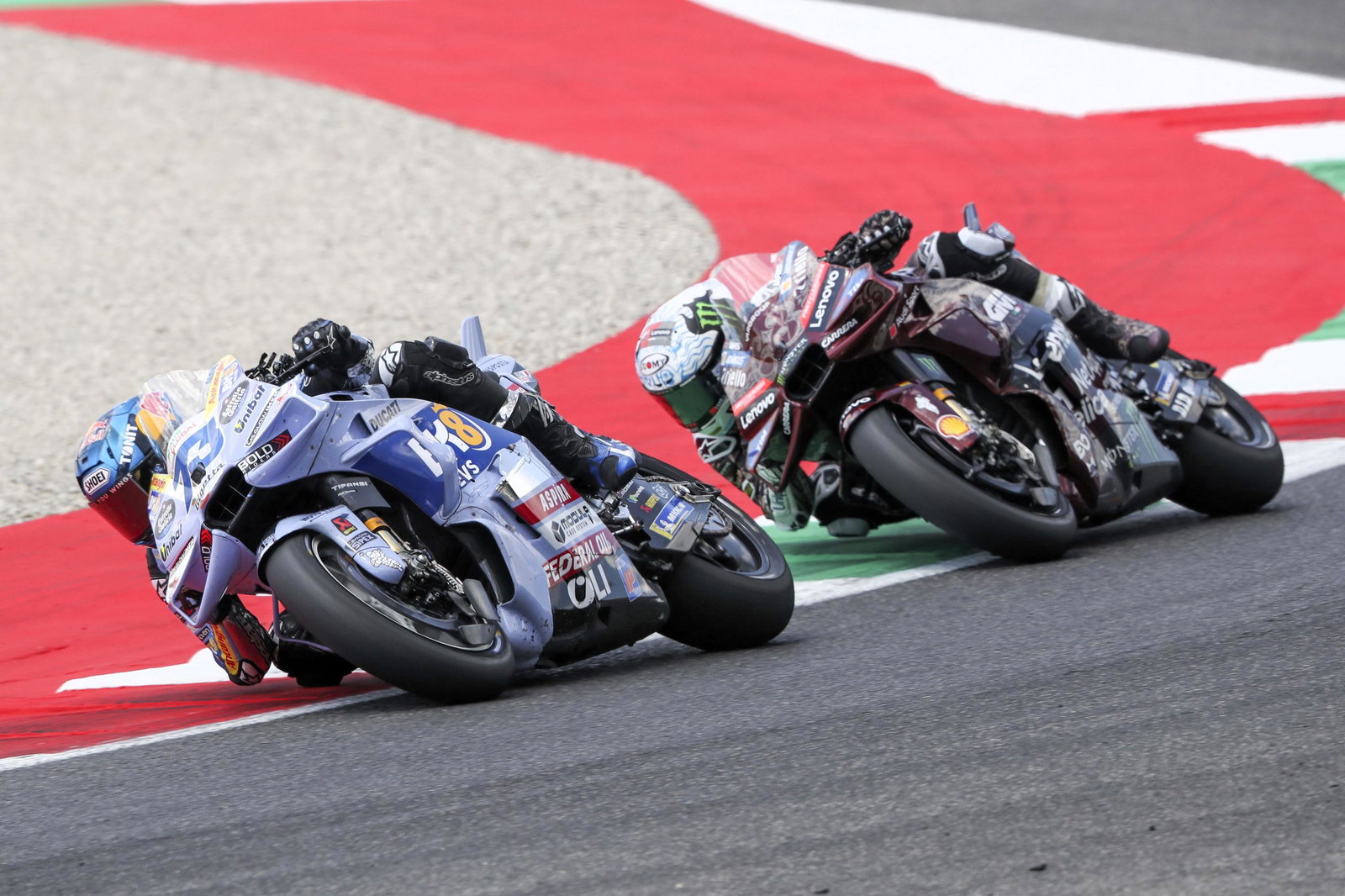 Alex Marquez, Francesco Bagnaia, 2025 Italian MotoGP