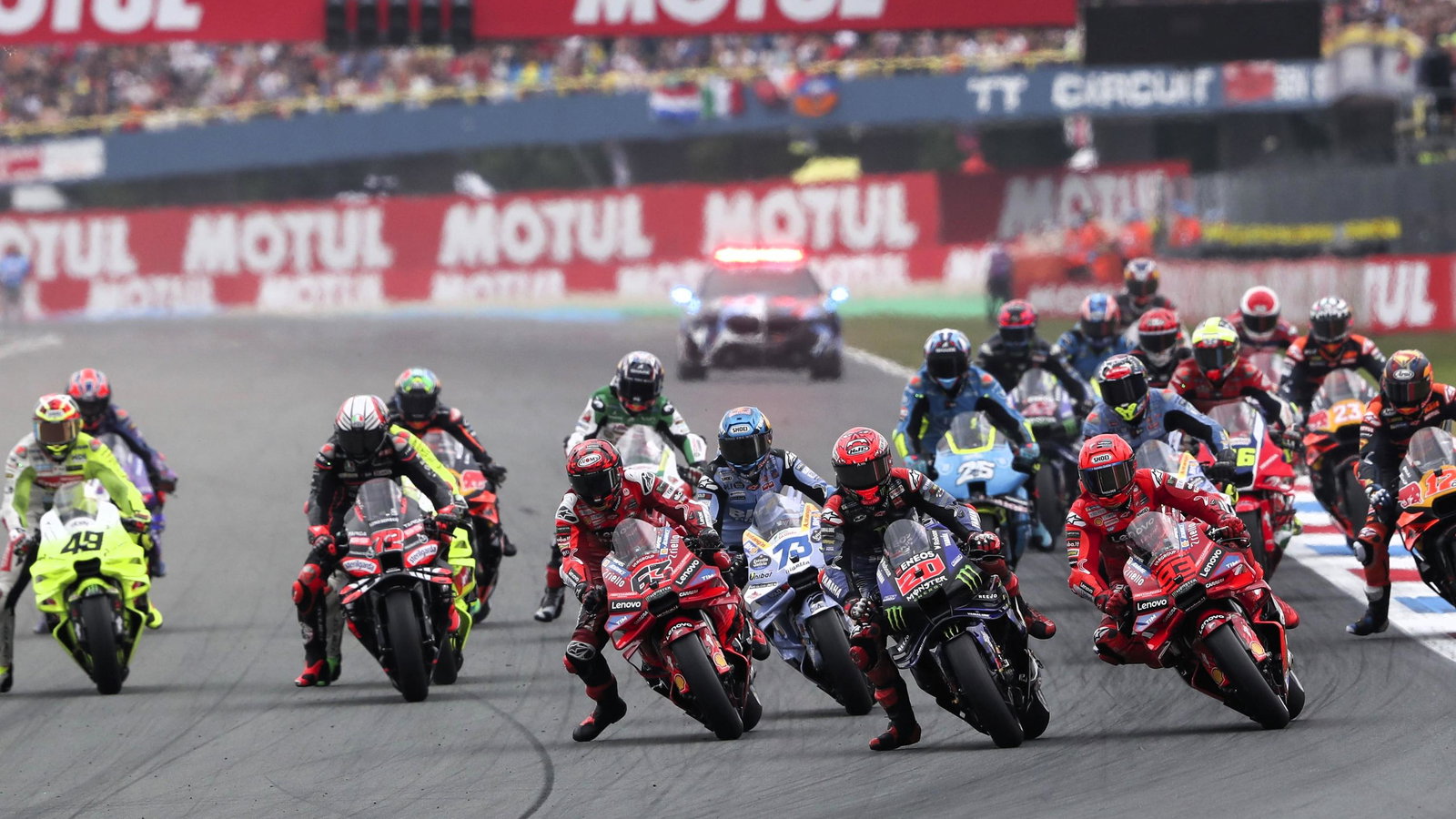 Start, 2025 Dutch MotoGP Sprint