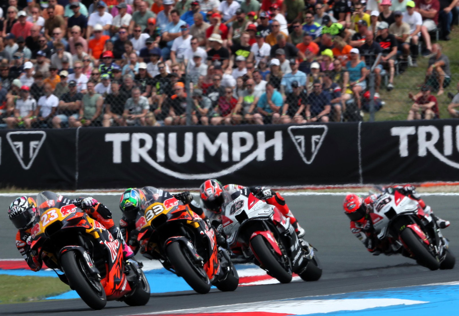 Bastianini, Binder, Miller, Quartararo, 2025 Dutch MotoGP