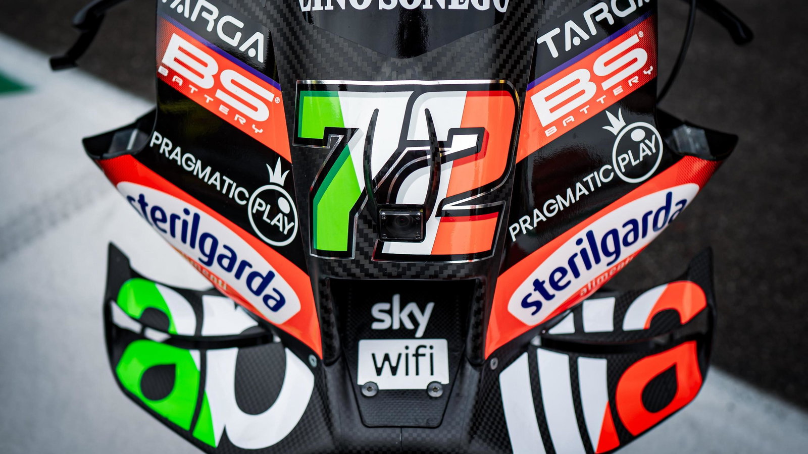 Marco Bezzecchi's special Sunday livery, 2025 Italian MotoGP
