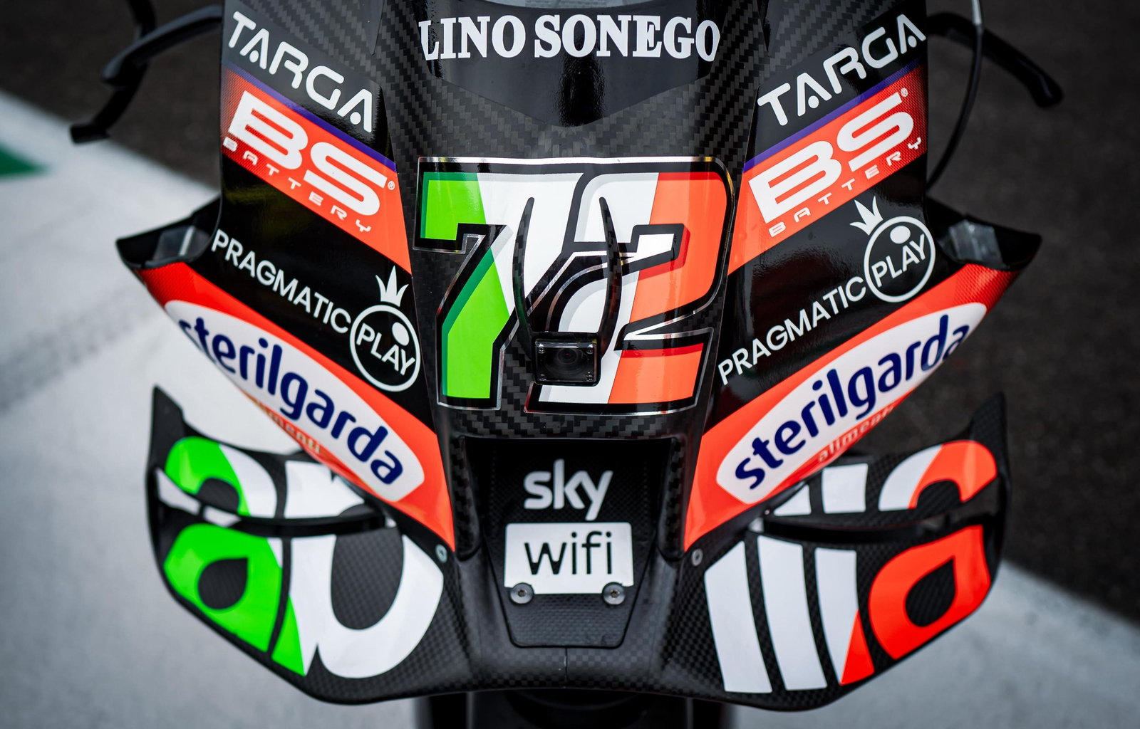 Marco Bezzecchi's special Sunday livery, 2025 Italian MotoGP