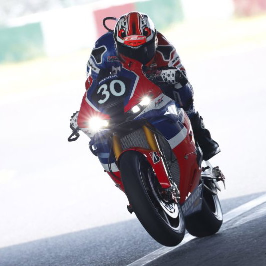 Iker Lecuona, Suzuka 8 Hours test. Credit: Honda.