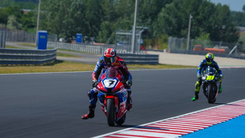 Iker Lecuona, 2025 Balaton Park test. Credit: Honda HRC.