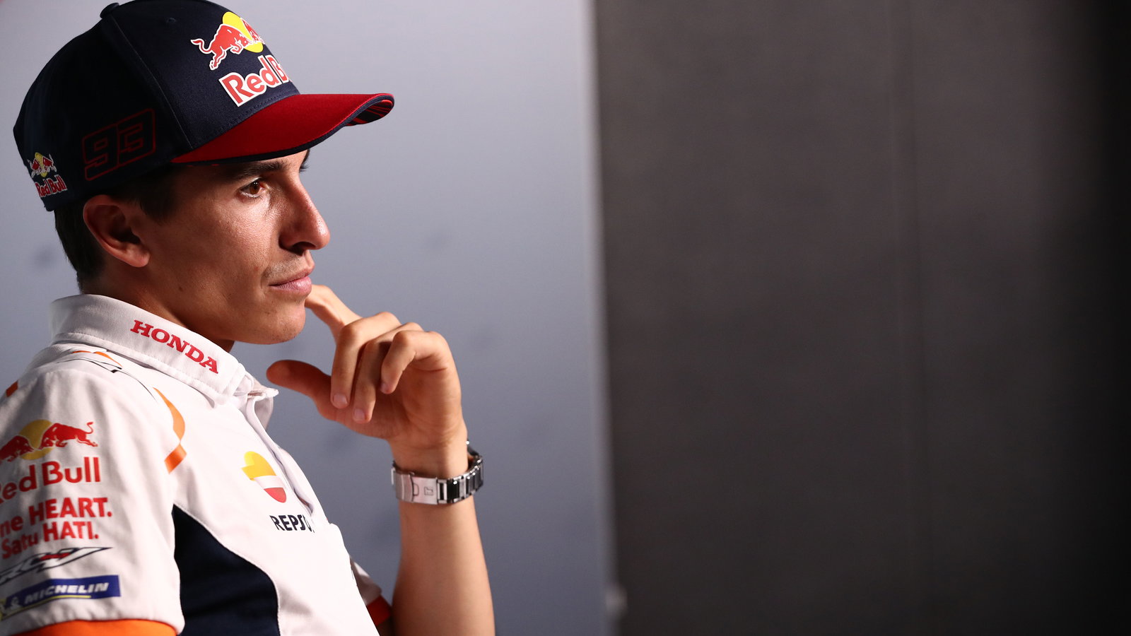Marc Marquez, 2022 MotoGP Malaysian Grand Prix, press conference. Credit: Gold and Goose.