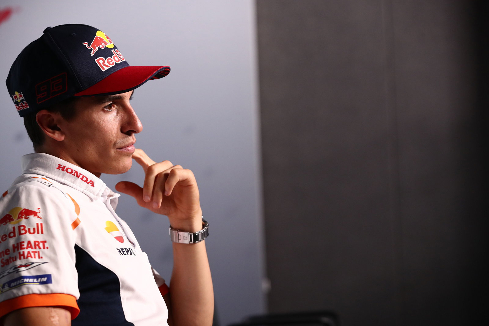 Marc Marquez, 2022 MotoGP Malaysian Grand Prix, press conference. Credit: Gold and Goose.