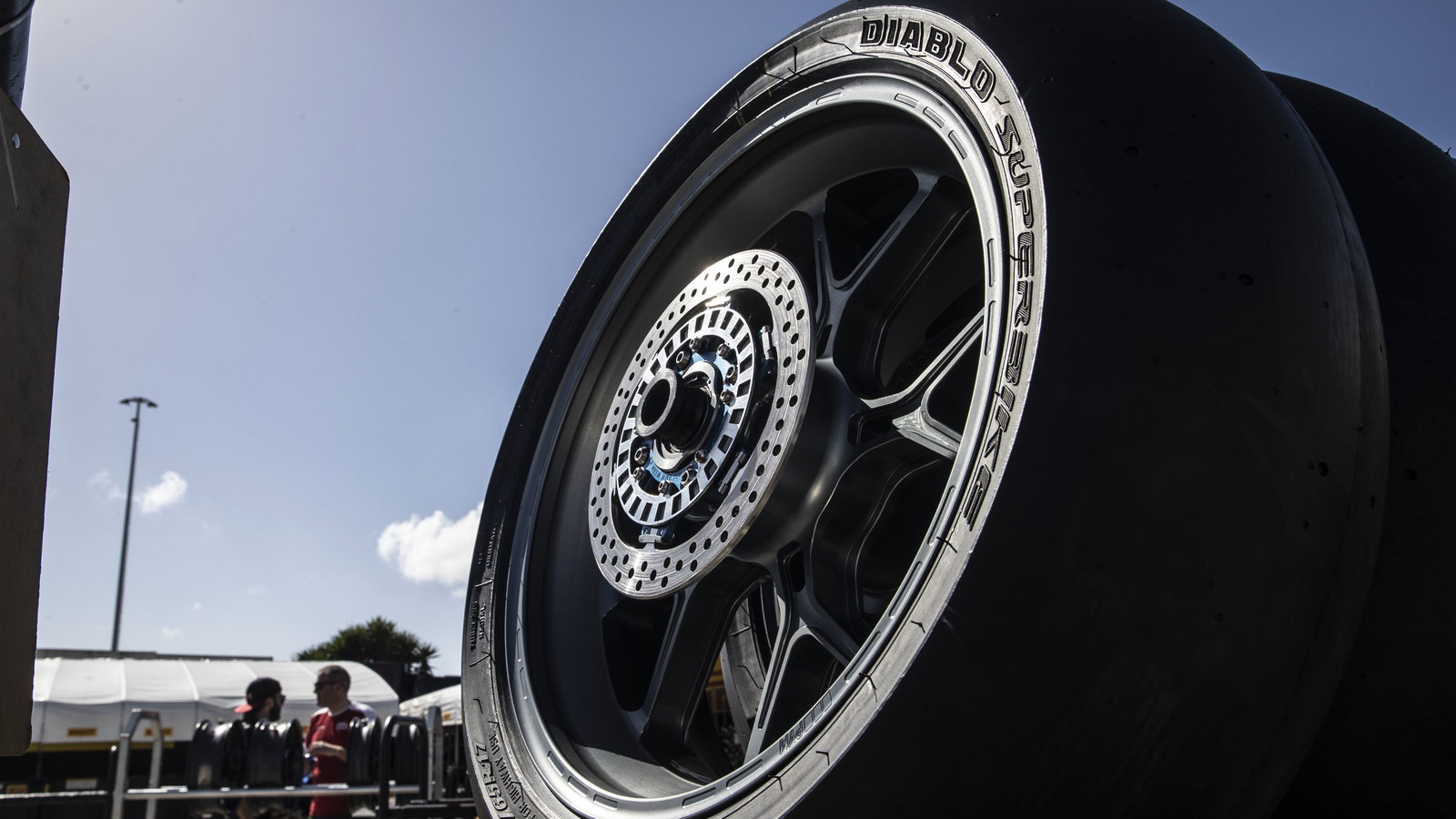 Pirelli tyres, 2024 Estoril WorldSBK. Credit: Gold and Goose.