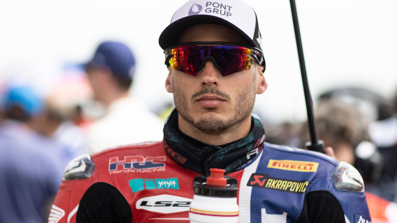 Xavi Vierge, 2025 Czech WorldSBK, grid. Credit: Gold and Goose.