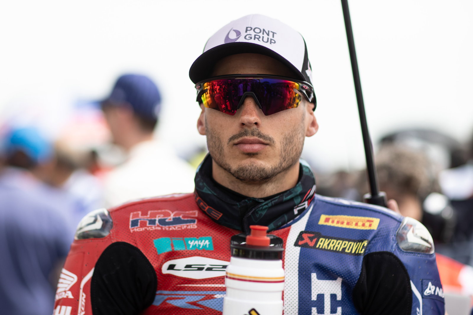 Xavi Vierge, 2025 Czech WorldSBK, grid. Credit: Gold and Goose.